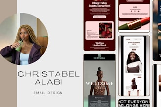 design klaviyo email flows and templates