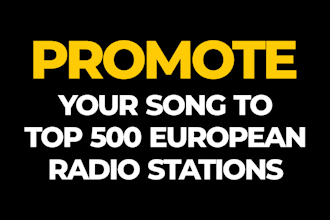 submit and promote your song to 500 top european radio stations