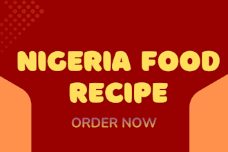 do nigeria food recipe for you