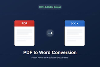 convert your PDF file to an editable word document