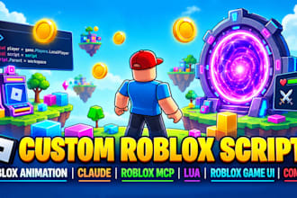 custom roblox script roblox animation claude roblox mcp lua roblox gameui combat