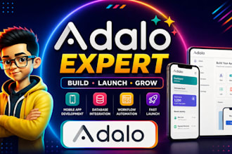 develop flutterflow mvp webapp adalo nocode mobile app flutter flow saas website