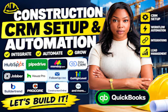 hubspot pipedrive monday  houzz pro jobber quickbooks slack follow up automation