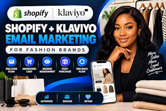 do shopify email marketing, klaviyo automation for fashion brands