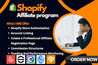 setup shopify affiliate program avantlink toki referralcandy growthhero bloop
