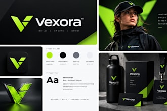 build a memorable startup brand identity with logo and brand kit