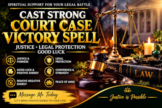 cast strong court case victory spell justice legal protection spell good luck