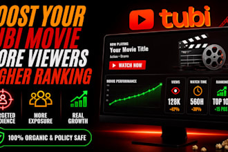 do organic tubi promotion to boost your movie views and ranking