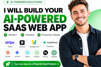 build your ai powered full stack saas web app with reactjs, nextjs and supabase