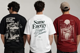 create modren t shirt design and graphics for your brand