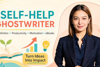 ghostwrite your self help or productivity ebook