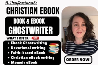 be christian ebook ghostwriter devotional writer faith based ebook ghostwriter