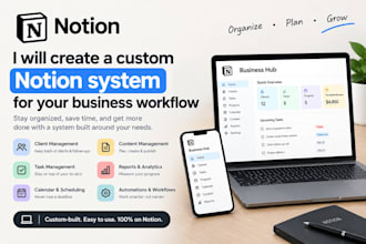 create a custom notion system for your business or workflow
