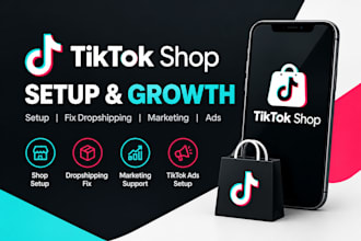 setup tik tok shop fix tiktok dropshipping tiktok shop marketing tiktok shop ads