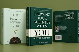 do business book cover design, motivational book cover and amazon kdp book cover