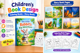 design a kids coloring book
