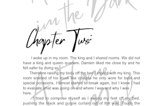 ghostwrite your next fantasy or romance novel