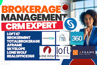 setup real estate brokerage crm loft47 brokermint totalbrokerage aframe skyslope