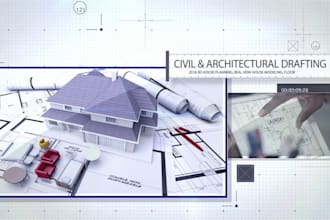 create technical site plan with grading and drainage for permit submission