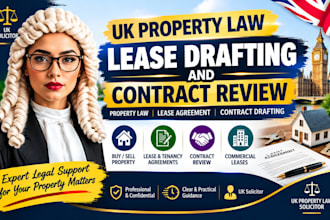 draft contract for real estate property law, lease agreement, uk solicitor