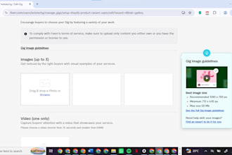 setup shopify product variant zepto