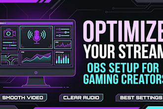 optimize your obs studio settings for twitch or youtube streaming