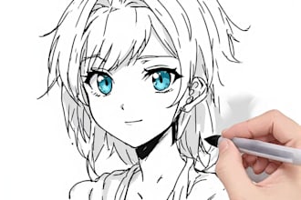 raw anime art for anime pfp, oc art, and fanart