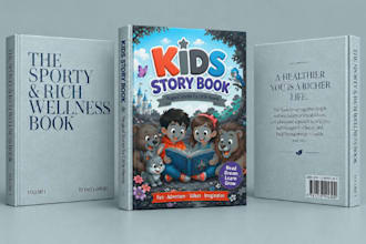 do children ebook cover design health and wellness covers for kdp and kindle