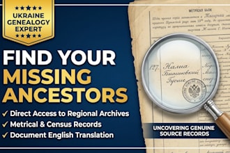 do ukraine genealogy research to find your missing ancestors