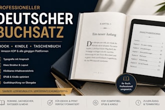 formatieren sie ihr deutsches buch, ebook und taschenbuch fur amazon KDP