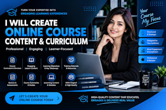 develop engaging online course content and lessons