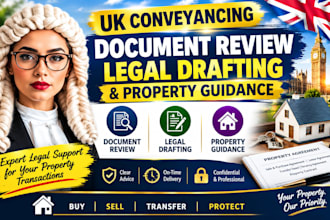 provide UK conveyancing document review, legal drafting and property guidance
