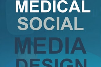 design medical social media posts for facebook and instagram