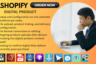 setup shopify digital product fileflare alva edp filejar abc digiproduit extendo