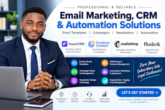 create fluent CRM constant contact email template mailchimp campaign flodesk