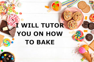 tutor you on how to bake delicious homemade cakes