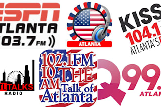 promote your music to major atlanta radio stations