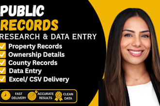 research real estate property records and public data
