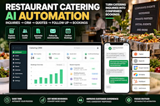 restaurant catering ai automation for CRM inquiries quotes followup and bookings