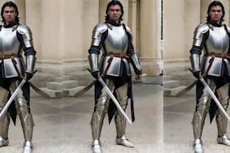 custom 3d cosplay creation armor 3d props fantasy knight eva foam for 3d prints