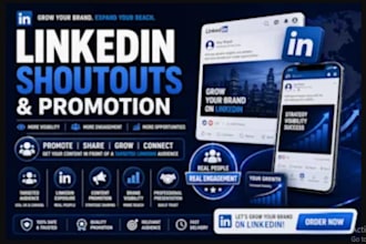 shoutout, promote, share linkedin content with 234k audience, marketing, grow