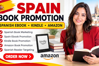 do spain book promotion, spanish ebook marketing, kindle book, amazon promotion