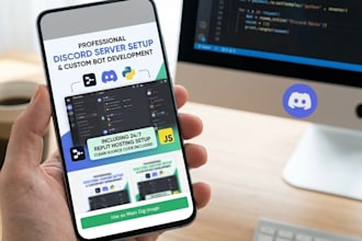 create, design, and configure a professional discord server
