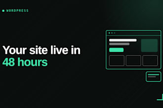 build a wordpress website in 48 hours with elementor design