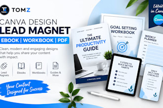 design canva lead magnet, ebook workbook, ebook canva design, ebook formatting