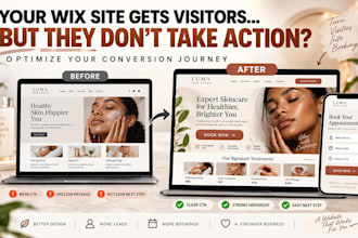 optimize your wix website to turn visitors into leads and bookings
