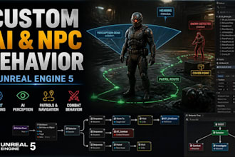 develop custom ai and npc behavior in unreal engine 5