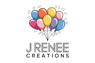 create high quality and beautiful balloon logo design