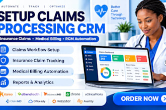 claim processing CRM insurance claim medical billing rcm automation kareo athena