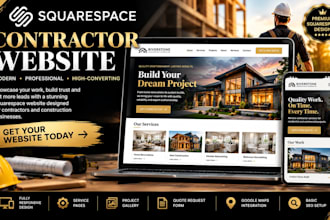 build a squarespace contractor website with quote form squarespace redesign